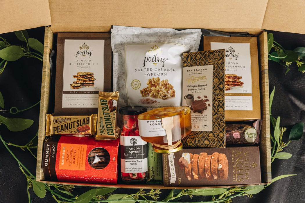 "Beautifully Yummy"  Poetry Sweet Treats Hamper - Central Coast Hampers and Gifts