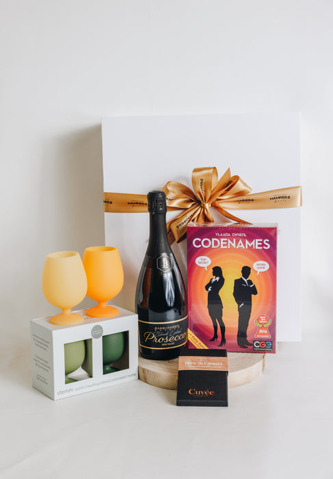 wine and games hamper