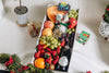 Fruit and Bubbles with handmade Christmas pudding