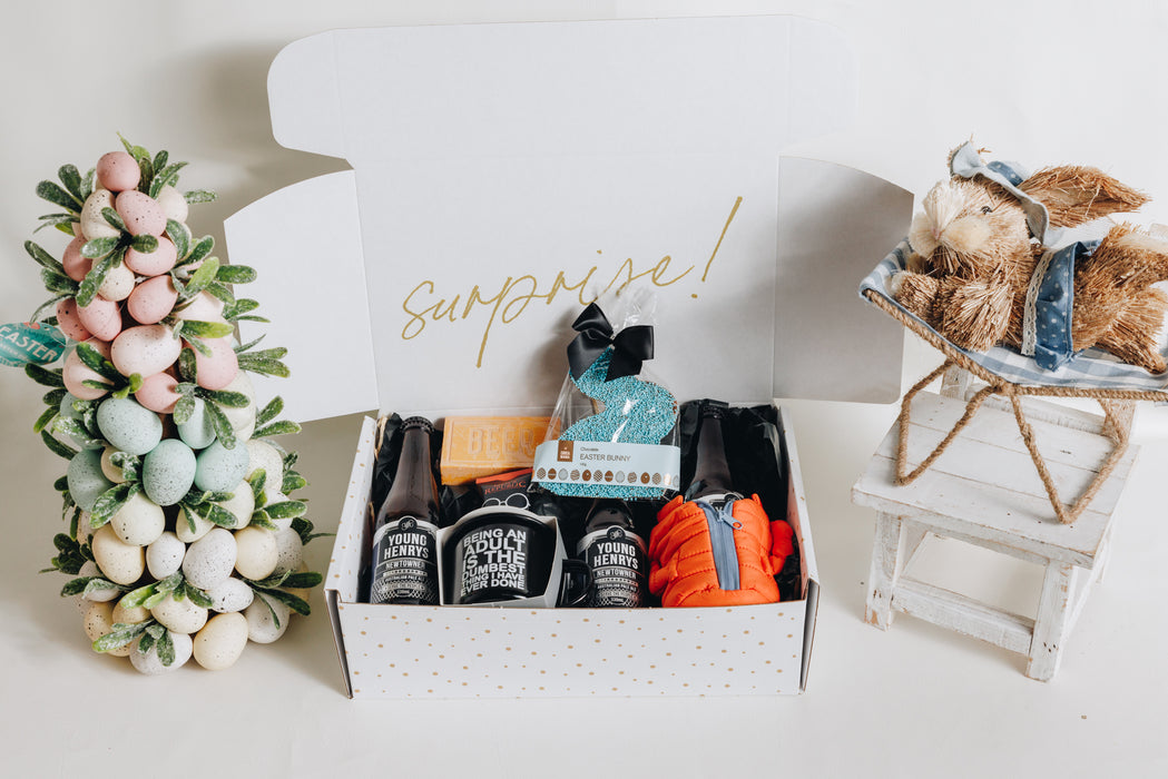 Men's Easter Beer Hamper with Bunny