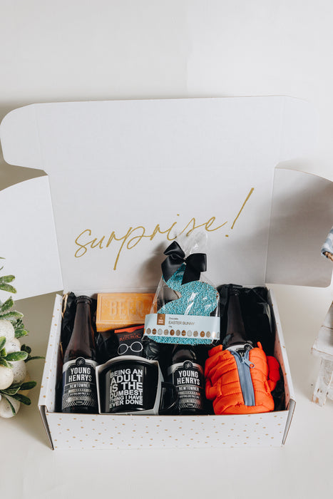 Men's Easter Beer Hamper with Bunny