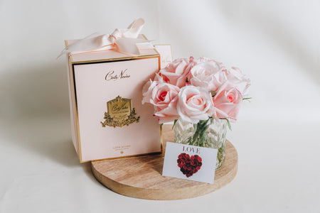 Cote Noire Herringbone Flower hamper