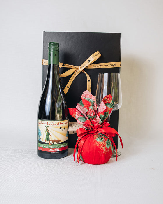 Ladies Who Shoot Their Lunch Chardonnay – Grandmas Christmas Pudding - Central Coast Hampers and Gifts